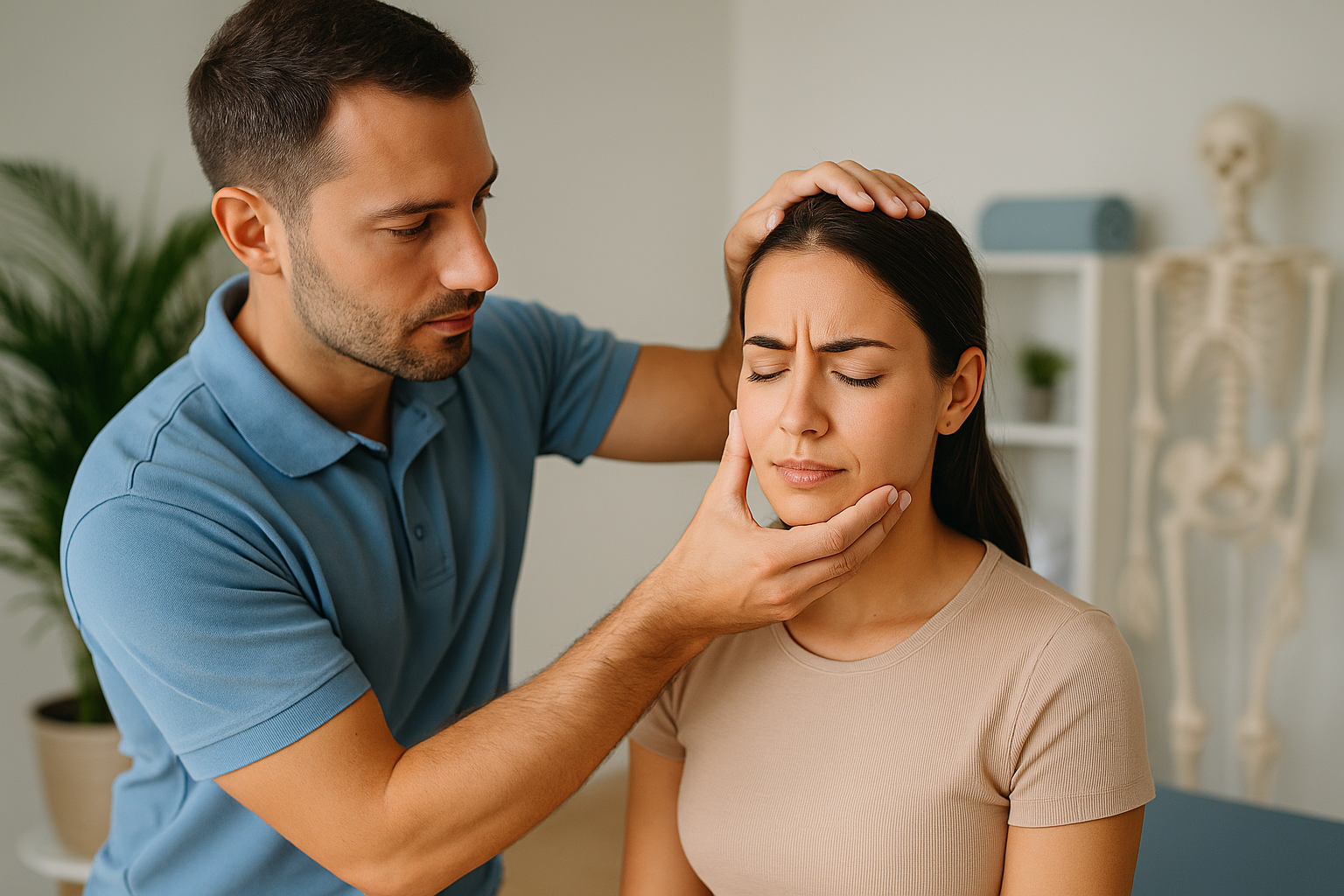 Stress-Triggered TMJ Pain: Doctor-Led Physiotherapy Relief